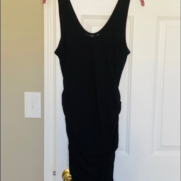Express Dresses & Skirts - Express Ruched Black Dress Express Dresses & Skirts - Express Ruched Black Dress